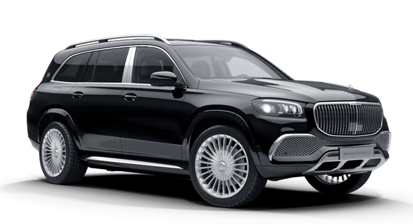 Mercedes-Maybach GLS in black, cut-out image