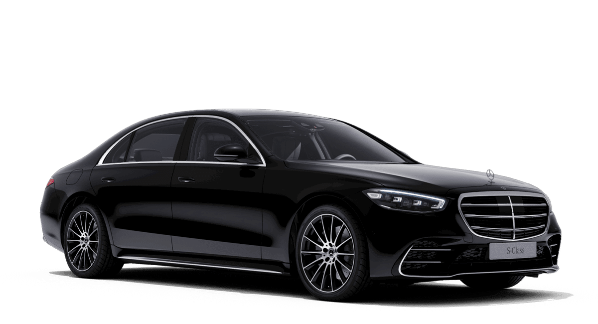 Mercedes S-Klasse, Ansicht von vorne rechts.